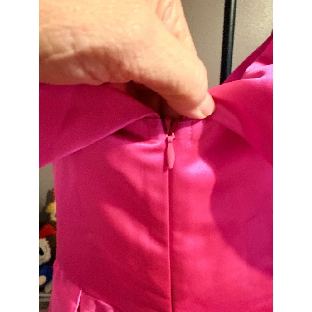 Faeriesty Gorgeous Pink Satin Occassion Gown Sz M